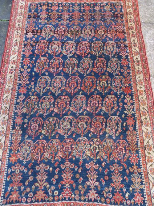 ANTIQUE QASHQAI KASHKULI BOTEH' RUG SOUTH WEST PERSIA CIRCA 1880 224CM X 130CM - ADDITIONAL PHOTO 2