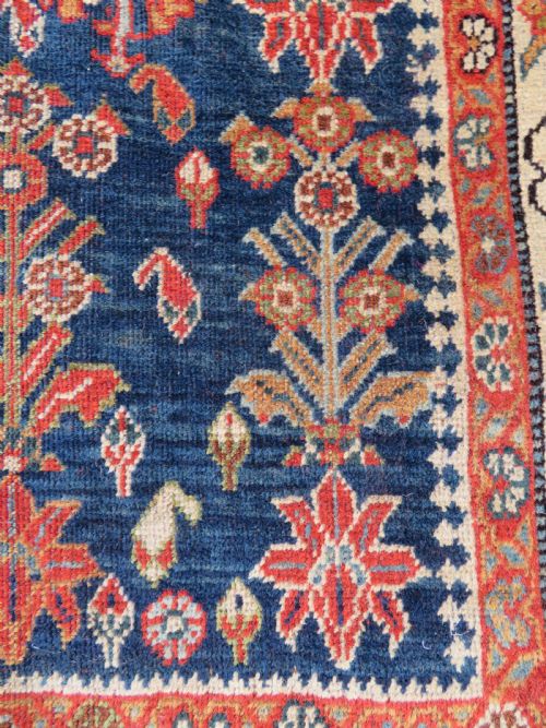 ANTIQUE QASHQAI KASHKULI BOTEH' RUG SOUTH WEST PERSIA CIRCA 1880 224CM X 130CM - ADDITIONAL PHOTO 4