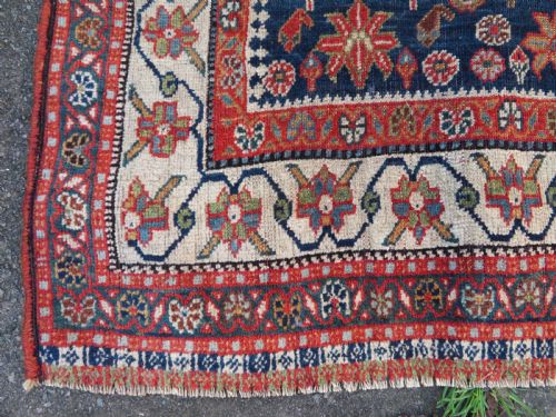 ANTIQUE QASHQAI KASHKULI BOTEH' RUG SOUTH WEST PERSIA CIRCA 1880 224CM X 130CM - ADDITIONAL PHOTO 10