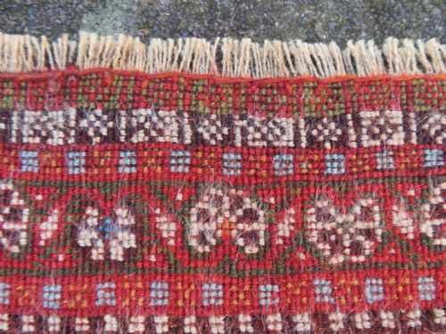 ANTIQUE QASHQAI KASHKULI BOTEH' RUG SOUTH WEST PERSIA CIRCA 1880 224CM X 130CM - ADDITIONAL PHOTO 23