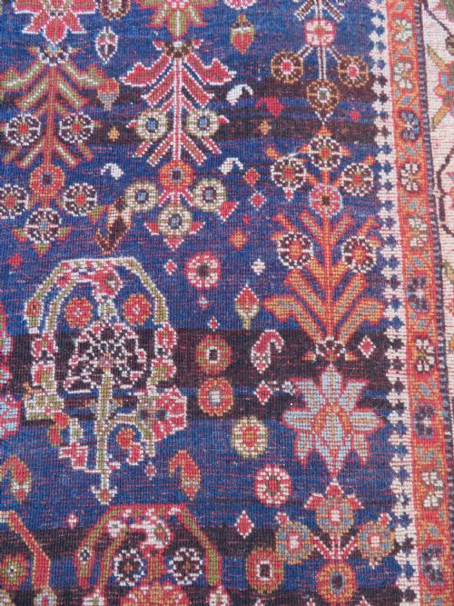 ANTIQUE QASHQAI KASHKULI BOTEH' RUG SOUTH WEST PERSIA CIRCA 1880 224CM X 130CM - ADDITIONAL PHOTO 21