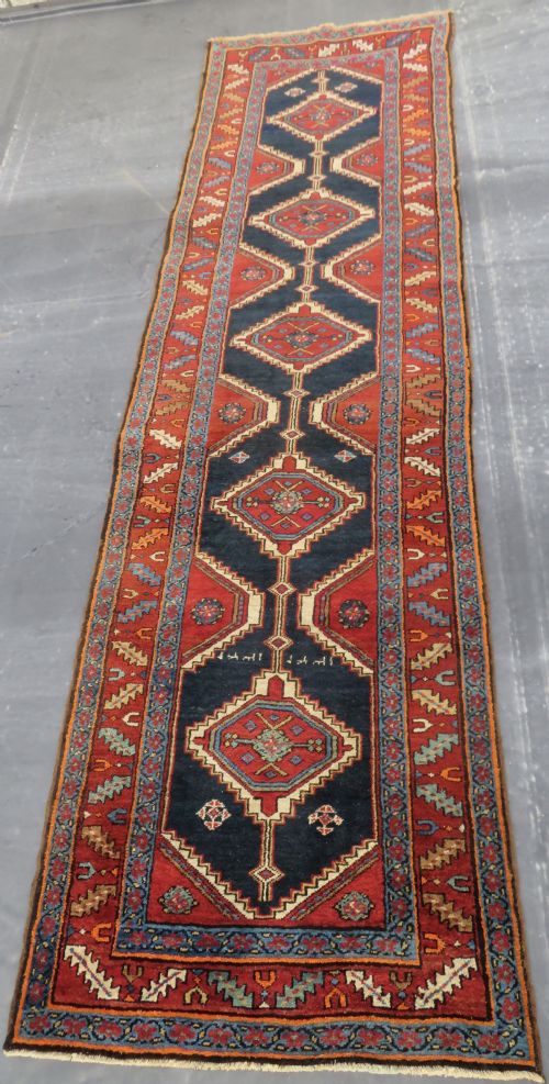 ANTIQUE KELARDASHT NARROW RUNNER RUG NORTH PERSIA 295CM X 86CM - ADDITIONAL PHOTO 1
