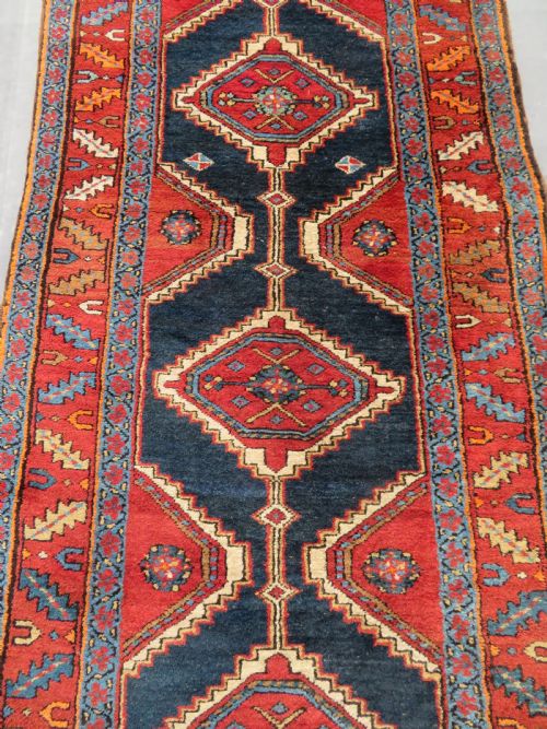 ANTIQUE KELARDASHT NARROW RUNNER RUG NORTH PERSIA 295CM X 86CM - ADDITIONAL PHOTO 4