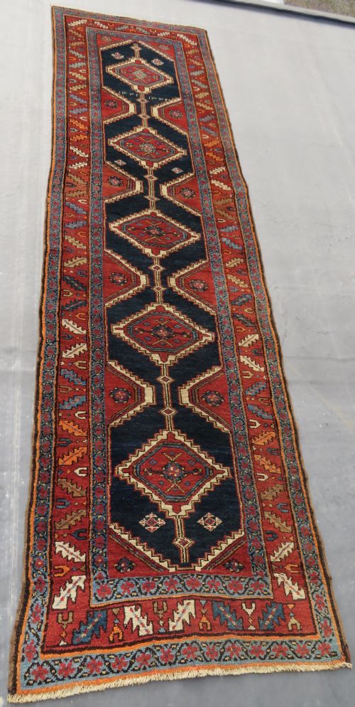 ANTIQUE KELARDASHT NARROW RUNNER RUG NORTH PERSIA 295CM X 86CM - ADDITIONAL PHOTO 14