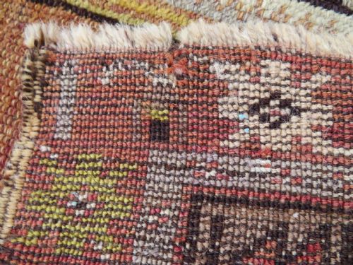 ANTIQUE TURKISH MILAS MELAS PRAYER RUG STAR BORDER WEST ANATOLIALATE 19TH CENTURY 165CM X 104CM - ADDITIONAL PHOTO 14