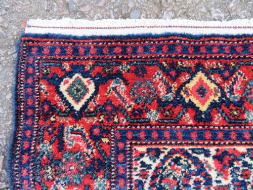 FINE ANTIQUE MALAYER RUG BOTEH BIRD DESIGN WEST PERSIA 201CM X 141CM - ADDITIONAL PHOTO 6
