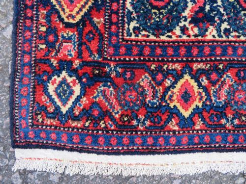 FINE ANTIQUE MALAYER RUG BOTEH BIRD DESIGN WEST PERSIA 201CM X 141CM - ADDITIONAL PHOTO 8