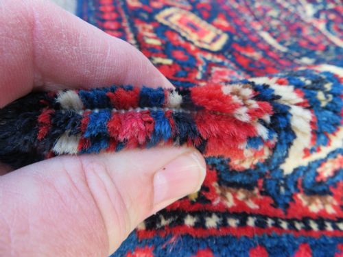 FINE ANTIQUE MALAYER RUG BOTEH BIRD DESIGN WEST PERSIA 201CM X 141CM - ADDITIONAL PHOTO 11