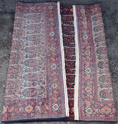 FINE ANTIQUE MALAYER RUG BOTEH BIRD DESIGN WEST PERSIA 201CM X 141CM - ADDITIONAL PHOTO 19