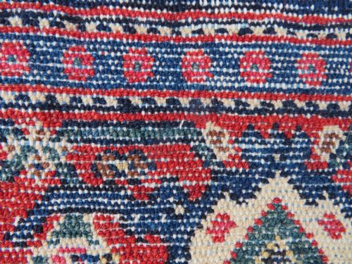 FINE ANTIQUE MALAYER RUG BOTEH BIRD DESIGN WEST PERSIA 201CM X 141CM - ADDITIONAL PHOTO 21