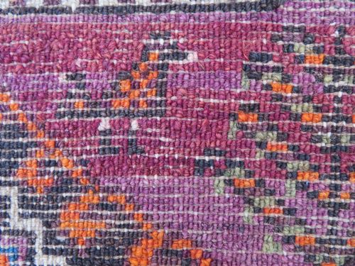 ANTIQUE KURDISH NARROW RUNNER RUG BIRDS PERCHED ON TREES NORTH WEST PERSIA 340CM X 89CM - ADDITIONAL PHOTO 20