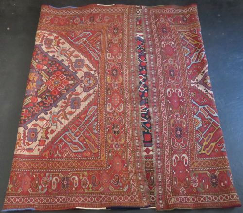ANOTHER SCARCE DESIGN EARLIER ANTIQUE KHAMSEH RUG CIRCA 1870S 264CM X 160CM - ADDITIONAL PHOTO 20