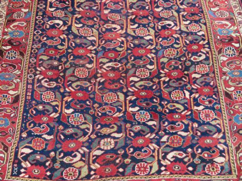 INTERIOR DESIGNEARLY ANTIQUE KHAMSEH RUG CIRCA 1880 274CM X 142CM - ADDITIONAL PHOTO 4
