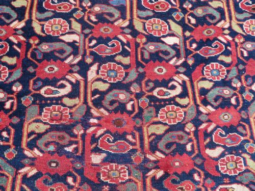 INTERIOR DESIGNEARLY ANTIQUE KHAMSEH RUG CIRCA 1880 274CM X 142CM - ADDITIONAL PHOTO 13