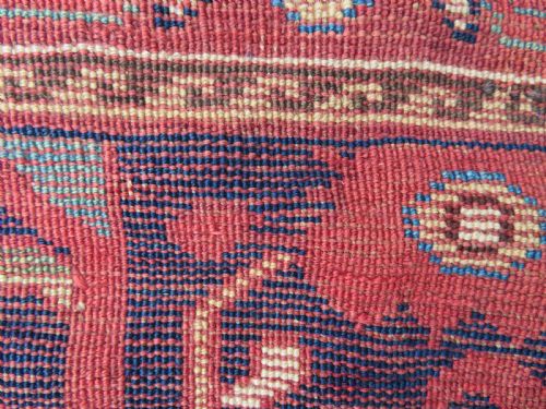 INTERIOR DESIGNEARLY ANTIQUE KHAMSEH RUG CIRCA 1880 274CM X 142CM - ADDITIONAL PHOTO 21