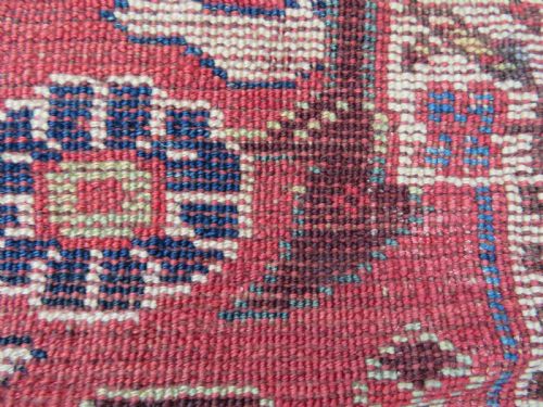 INTERIOR DESIGNEARLY ANTIQUE KHAMSEH RUG CIRCA 1880 274CM X 142CM - ADDITIONAL PHOTO 22