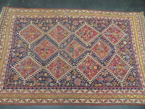 ONE OF A KIND ANTIQUE KHAMSEH TRIBAL RUG 214CM X 135CM - ADDITIONAL PHOTO 2