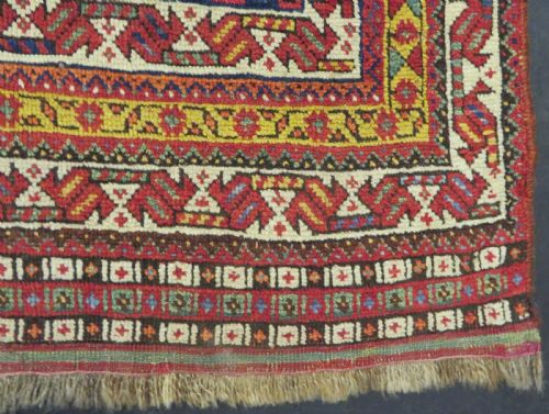 ONE OF A KIND ANTIQUE KHAMSEH TRIBAL RUG 214CM X 135CM - ADDITIONAL PHOTO 12