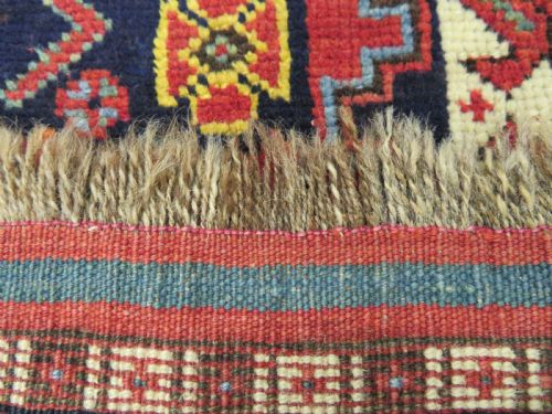 ONE OF A KIND ANTIQUE KHAMSEH TRIBAL RUG 214CM X 135CM - ADDITIONAL PHOTO 20