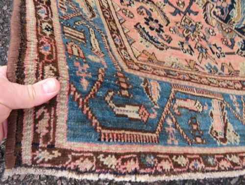 HANDSOME ANTIQUE BIDJAR BIJAR RUG 200CM X 133CM - ADDITIONAL PHOTO 4