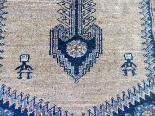 ANTIQUE KURDISH NARROW RUNNER LONG RUG NORTH WEST PERSIA 262CM X 69CM - ADDITIONAL PHOTO 5