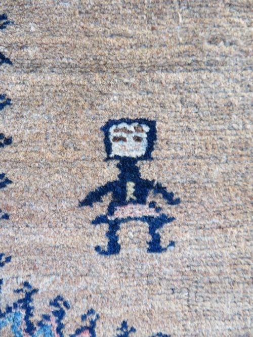 ANTIQUE KURDISH NARROW RUNNER LONG RUG NORTH WEST PERSIA 262CM X 69CM - ADDITIONAL PHOTO 8