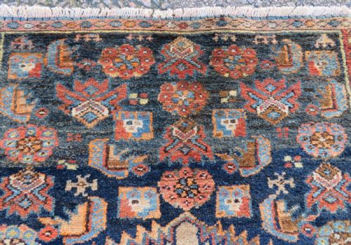 ANTIQUE KURDISH NARROW RUNNER LONG RUG NORTH WEST PERSIA 262CM X 69CM - ADDITIONAL PHOTO 11