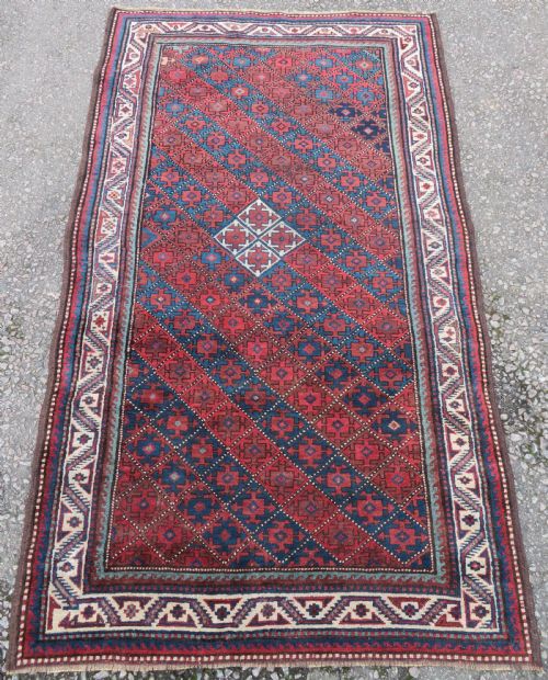 ANTIQUE QUCHAN KURD KURDISH RUG KURDISH TRIBES OF THE QUCHAN REGION NORTH EAST PERSIA 208CM X 122CM - ADDITIONAL PHOTO 1