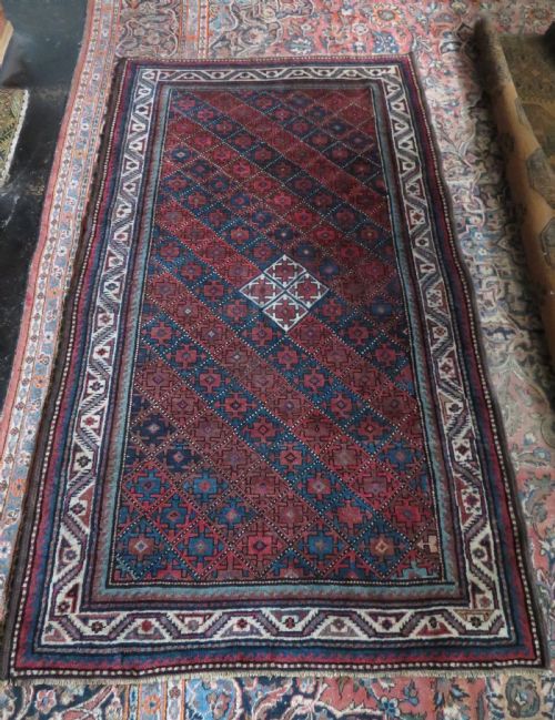 ANTIQUE QUCHAN KURD KURDISH RUG KURDISH TRIBES OF THE QUCHAN REGION NORTH EAST PERSIA 208CM X 122CM - ADDITIONAL PHOTO 15