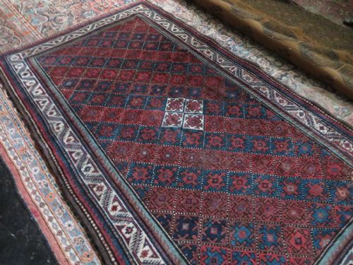 ANTIQUE QUCHAN KURD KURDISH RUG KURDISH TRIBES OF THE QUCHAN REGION NORTH EAST PERSIA 208CM X 122CM - ADDITIONAL PHOTO 16