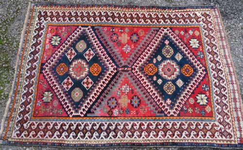 ANTIQUE LURI TRIBAL RUG LUR TRIBES OF LURISTAN QASHQAIKHAMSEH INTEREST - ADDITIONAL PHOTO 2
