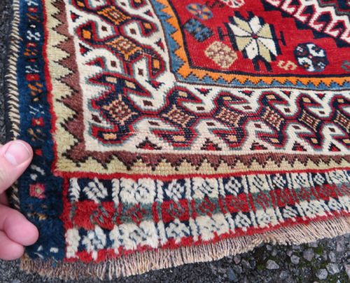 ANTIQUE LURI TRIBAL RUG LUR TRIBES OF LURISTAN QASHQAIKHAMSEH INTEREST - ADDITIONAL PHOTO 7
