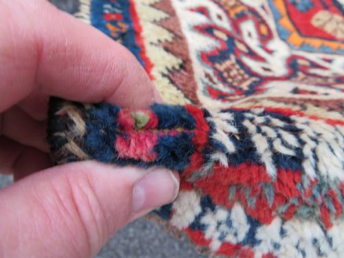 ANTIQUE LURI TRIBAL RUG LUR TRIBES OF LURISTAN QASHQAIKHAMSEH INTEREST - ADDITIONAL PHOTO 8