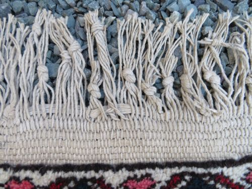 ANTIQUE BAKHTIARI KURDISH VILLAGE RUG THE CHAHAR MAHAL VALLEY REGION WEST PERSIA 224CM X 160CM - ADDITIONAL PHOTO 5