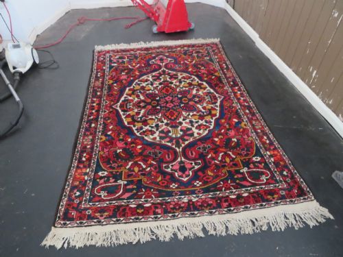 ANTIQUE BAKHTIARI KURDISH VILLAGE RUG THE CHAHAR MAHAL VALLEY REGION WEST PERSIA 224CM X 160CM - ADDITIONAL PHOTO 21