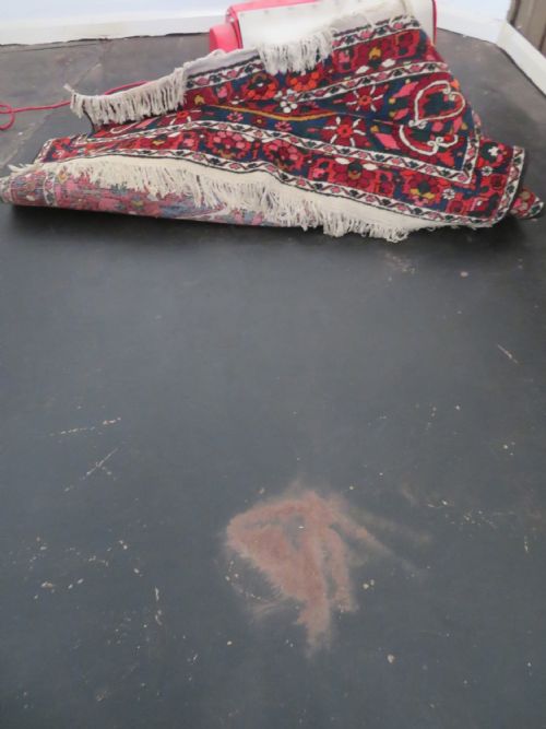 ANTIQUE BAKHTIARI KURDISH VILLAGE RUG THE CHAHAR MAHAL VALLEY REGION WEST PERSIA 224CM X 160CM - ADDITIONAL PHOTO 20