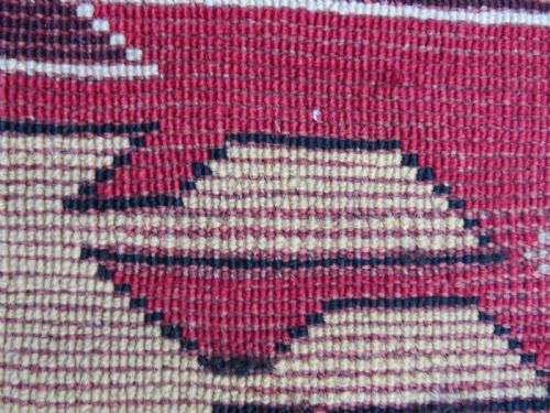VERY UNUSUAL DESIGN ANTIQUE SOUTH CAUCASIAN KARABAGH RUG 193CM X 115CM - ADDITIONAL PHOTO 22