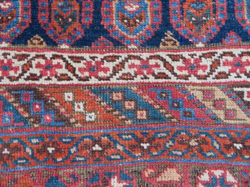 ANTIQUE AFSHAR TRIBAL RUG AFSHAR TRIBES OF KERMAN SOUTH PERSIA LATE 19TH CENTURY 146CM X 134CM - ADDITIONAL PHOTO 5
