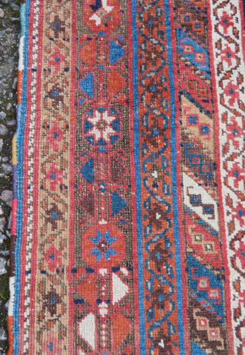 ANTIQUE AFSHAR TRIBAL RUG AFSHAR TRIBES OF KERMAN SOUTH PERSIA LATE 19TH CENTURY 146CM X 134CM - ADDITIONAL PHOTO 8