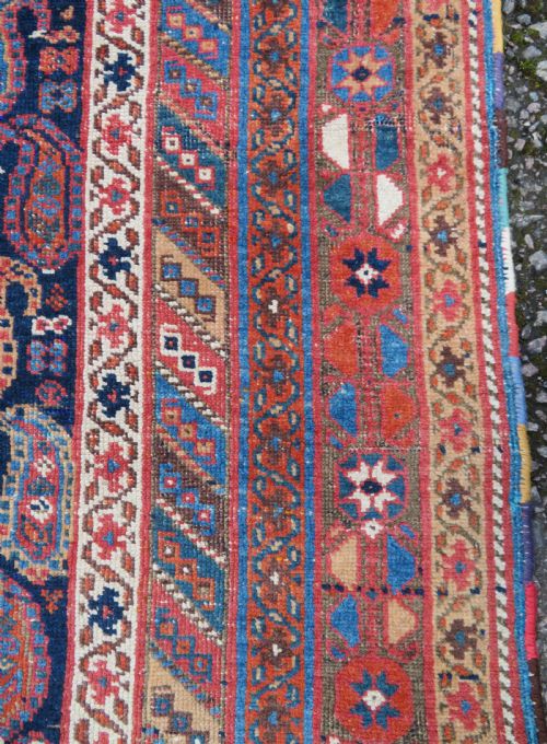 ANTIQUE AFSHAR TRIBAL RUG AFSHAR TRIBES OF KERMAN SOUTH PERSIA LATE 19TH CENTURY 146CM X 134CM - ADDITIONAL PHOTO 12