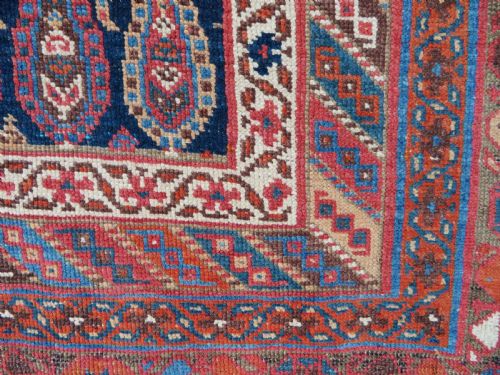 ANTIQUE AFSHAR TRIBAL RUG AFSHAR TRIBES OF KERMAN SOUTH PERSIA LATE 19TH CENTURY 146CM X 134CM - ADDITIONAL PHOTO 14