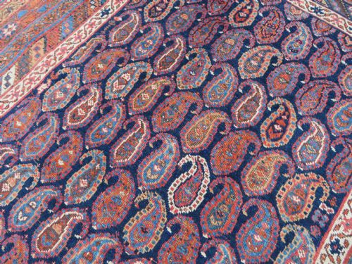 ANTIQUE AFSHAR TRIBAL RUG AFSHAR TRIBES OF KERMAN SOUTH PERSIA LATE 19TH CENTURY 146CM X 134CM - ADDITIONAL PHOTO 15