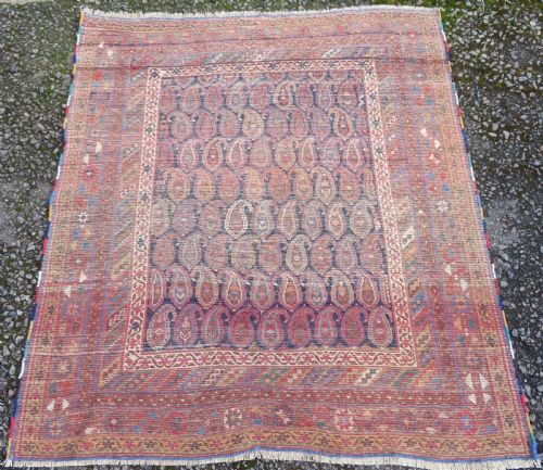 ANTIQUE AFSHAR TRIBAL RUG AFSHAR TRIBES OF KERMAN SOUTH PERSIA LATE 19TH CENTURY 146CM X 134CM - ADDITIONAL PHOTO 17