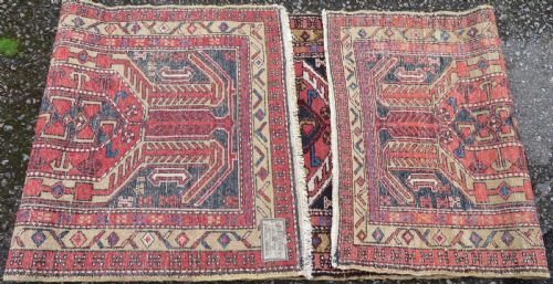 ANTIQUE WARING AND GILLOW HERIZ RUNNER LONG RUG WITH CRAB DESIGN NORTH WEST PERSIA 311CM X 96CM - ADDITIONAL PHOTO 10