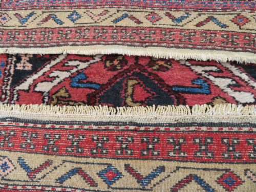 ANTIQUE WARING AND GILLOW HERIZ RUNNER LONG RUG WITH CRAB DESIGN NORTH WEST PERSIA 311CM X 96CM - ADDITIONAL PHOTO 11