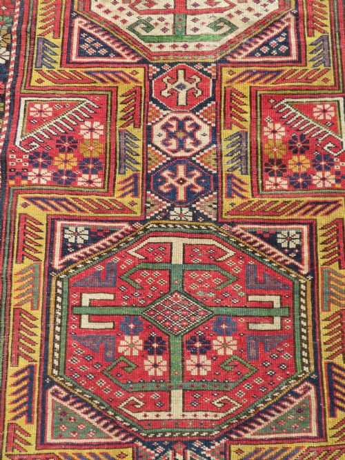 ANTIQUE CAUCASIAN SHIRVAN NARROW RUNNER RUG 290CM X 87CM - ADDITIONAL PHOTO 15