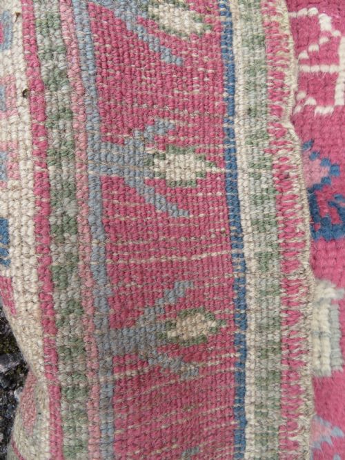 ANTIQUE TURKISH BERGAMA VILLAGE CARPET HOLBEIN DESIGN 305CM X 231CM - ADDITIONAL PHOTO 10