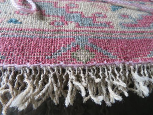 ANTIQUE TURKISH BERGAMA VILLAGE CARPET HOLBEIN DESIGN 305CM X 231CM - ADDITIONAL PHOTO 22