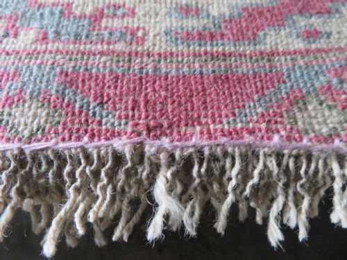ANTIQUE TURKISH BERGAMA VILLAGE CARPET HOLBEIN DESIGN 305CM X 231CM - ADDITIONAL PHOTO 24