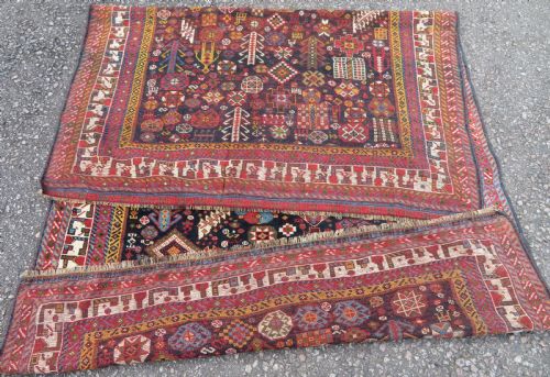 SUPERIOR ANTIQUE QASHQAI TRIBAL RUG 258CM X 156CM - ADDITIONAL PHOTO 21